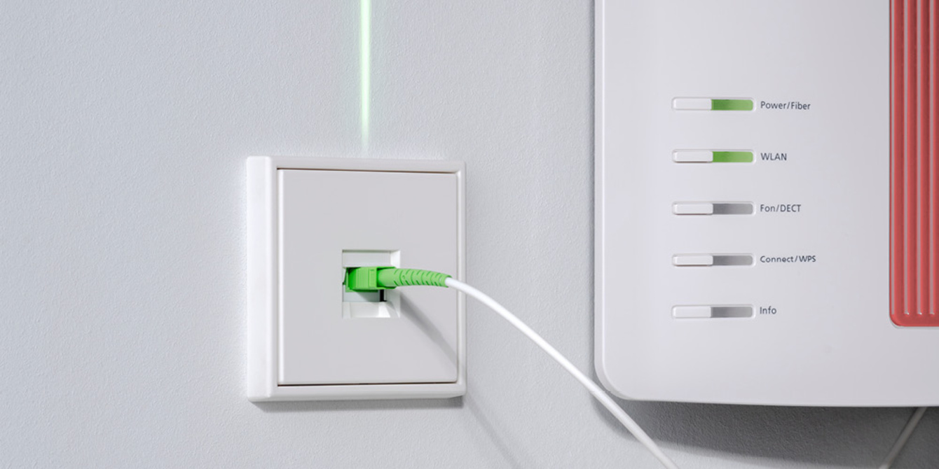 Die neuen Glasfaser-Anschlussdosen bei Elektroinstallation Bellrich GmbH in Coswig/Anhalt